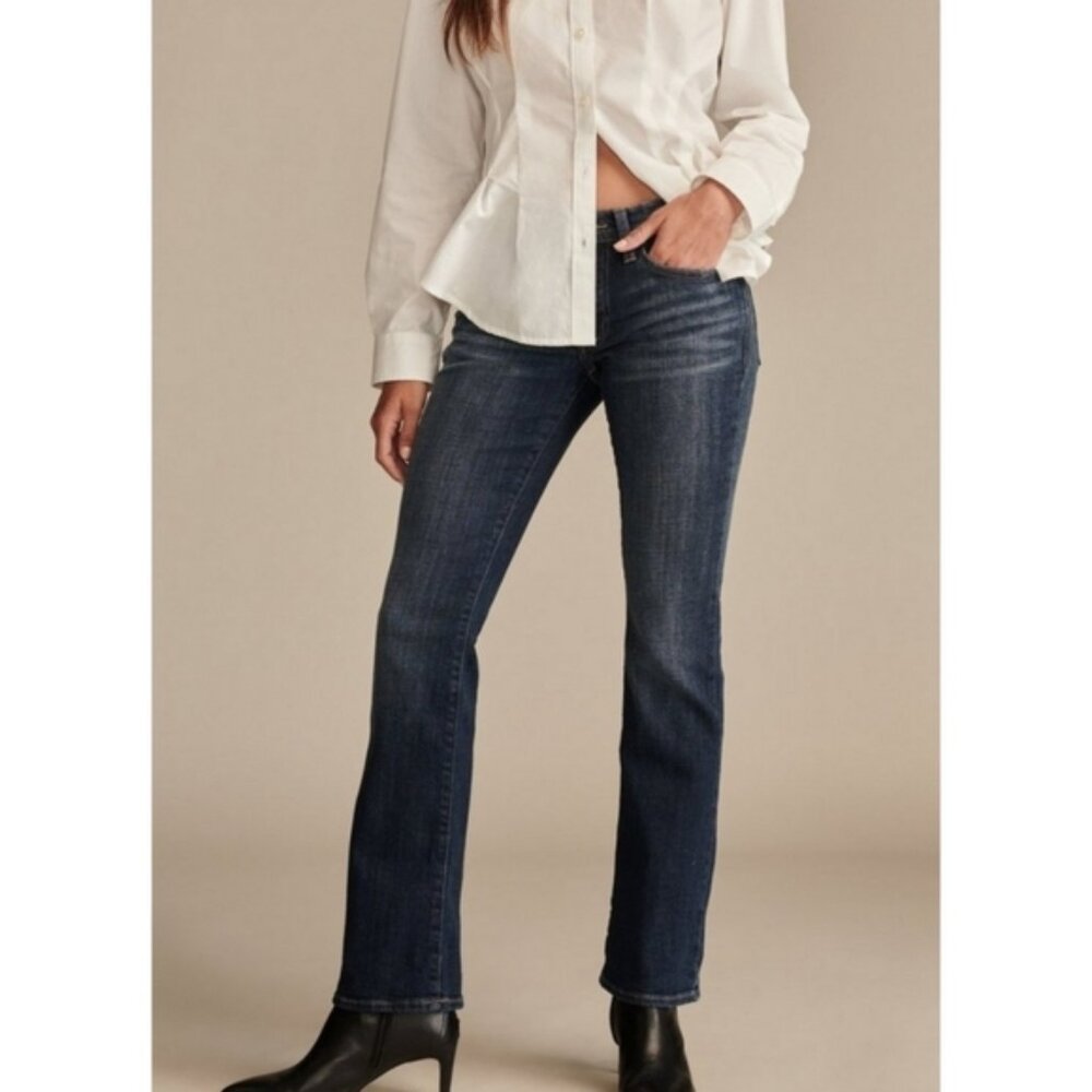 Lucky Brand Sweet Boot Mid Rise Ankle  jeans Dark wash Size 8/29